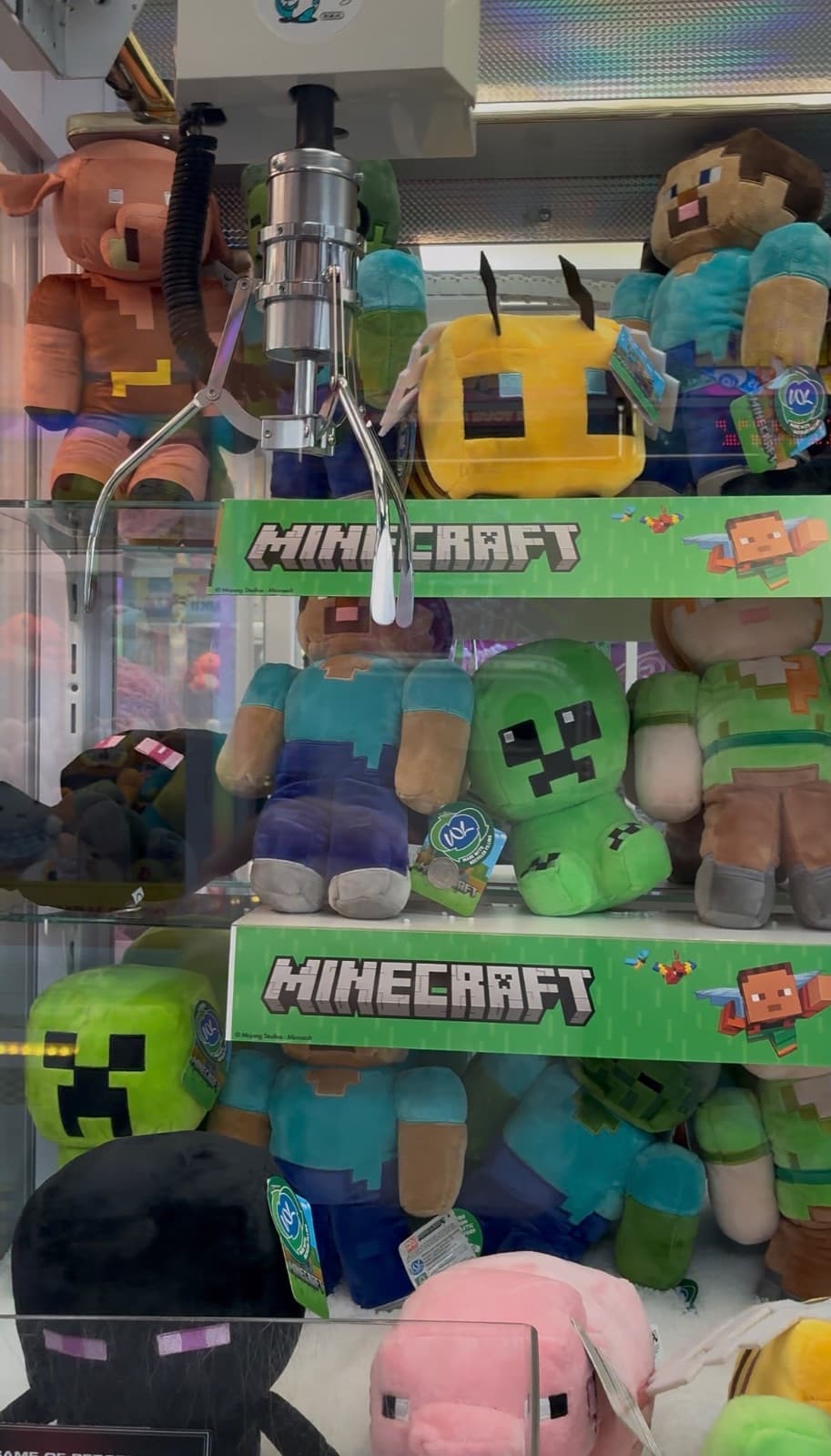 Claw machines at Circus Circus Amusements