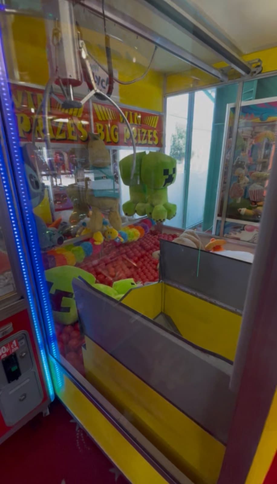 Claw machines at Wellington Pier